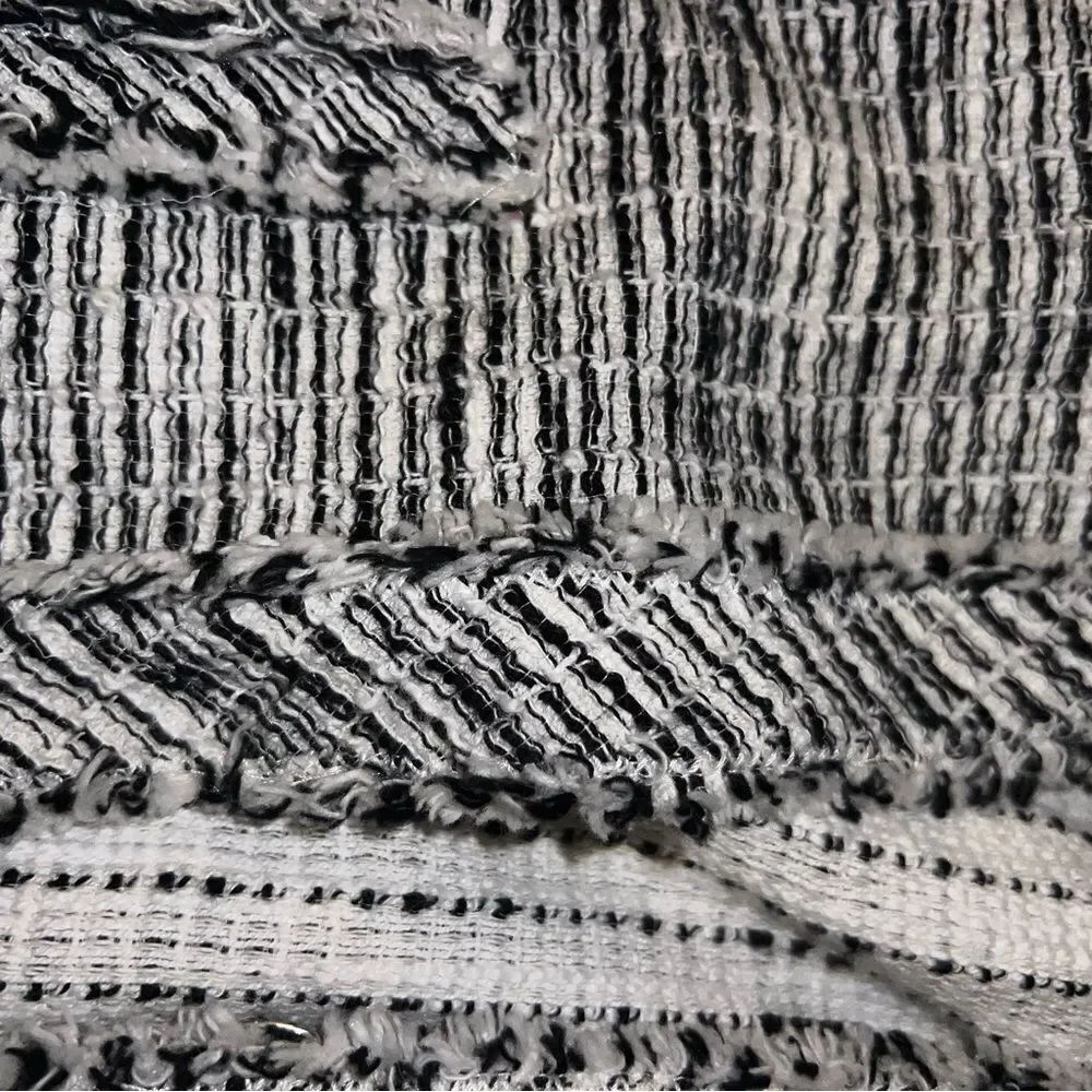 Rebecca Taylor Black and White Tweed Jacket - Picture 2 of 8